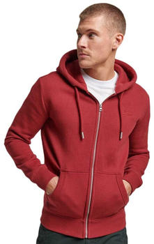 Superdry Vintage Logo Embroidered Full Zip Sweatshirt (M2012927A) rot