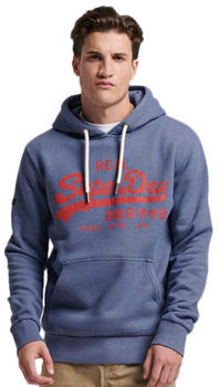 Superdry Vintage Logo Overdyed Marl Hoodie (M2012984A) blau
