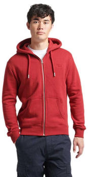 Superdry Vintage Logo Emb Hood Full Zip Sweatshirt (M2012401A) rot