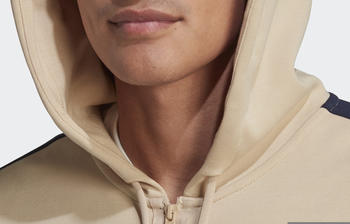 Adidas Future Icons 3-Stripes Full-Zip Hoodie magic beige