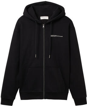 Tom Tailor Denim Hoodie mit Reißverschluss (1038737-29999) black