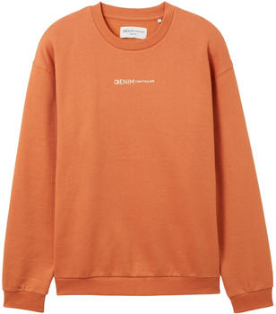 Tom Tailor Denim Sweatshirt mit Logo Print (1038751-32247) soft autumn rust