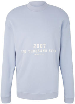 Tom Tailor Denim Sweatshirt mit Frontprint (1032769) brunnera blue