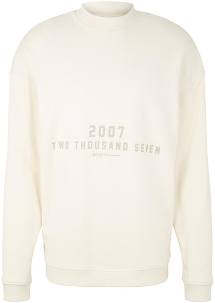 Tom Tailor Denim Sweatshirt mit Frontprint (1032769) soft light beige