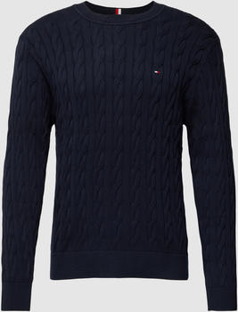 Tommy Hilfiger Classics Cable Knit Relaxed Fit Jumper (MW0MW33132) desert sky