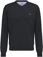 FYNCH-HATTON Strickpullover "FYNCH-HATTON Pullover mit V-Kragen" aus Baumwolle, mit