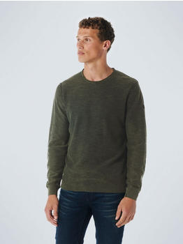 No Excess Pullover Crewneck Garment Dyed + Stone Washed (21230801SN-052) dark green
