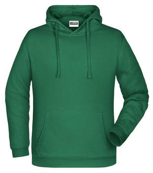 James & Nicholson Basic Kapuzensweatshirt (JN796) irisch gr&uuml;n