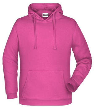 James & Nicholson Basic Kapuzensweatshirt (JN796) pink