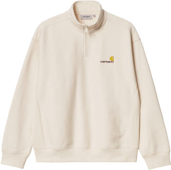 Carhartt Half Zip American Script Sweatshirt (I027014) white