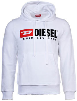 Diesel Ginn Kapuzenpullover (A03757) weiß