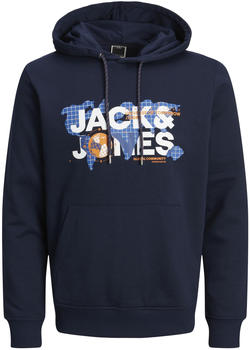 Jack & Jones JCODUST SWEAT HOOD SN (12240214-4281194) navy blazer