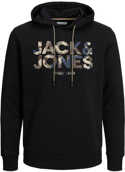 Jack & Jones JJJAMES SWEAT HOOD (12235338-4233664) black