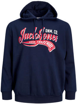 Jack & Jones JJELOGO SWEAT HOOD 2 COL 23/24 NOOS PLS (12236803-4312271) navy blazer