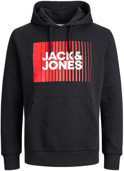 Jack & Jones JJECORP LOGO SWEAT HOOD PLAY NOOS (12233599-4206003) black