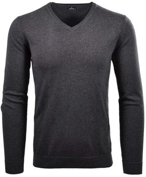 Ragman Strickpullover uni, V-Neck (742457-019) anthrazit