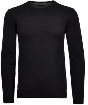 Ragman Strickpullover uni, Rundhals (742480-009) schwarz