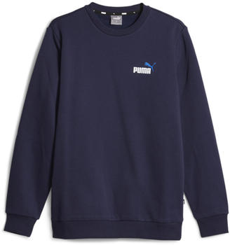 Puma Essentials+ 2 Colour Small Logo Crew Neck Sweatshirt (674472) blau