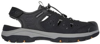 Skechers Tresmen Menard Sandalen schwarzes synthetisches Netz