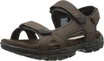 Skechers Louden Fisherman Herren-Sandalen braun X-Wide