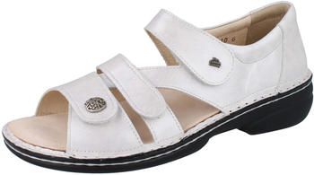 Finn Comfort Biella Soft Sandale silber Effektleder
