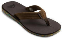 Quiksilver Carver Suede Recycled Sandalen brown Gr. 43
