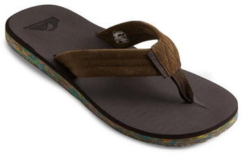 Quiksilver Carver Suede Recycled Sandale braun