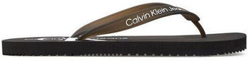Calvin Klein Zehentrenner Beach Sandal Monogram Tpu YM0YM00838 schwarz