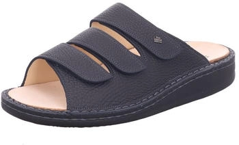 Finn Comfort Korfu Herren Pantolette blau navy Rabo Glattleder