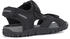 Geox UOMO SANDAL STRADA Sandale schwarz grau