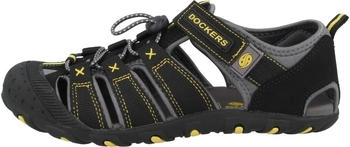Dockers by Gerli Kinder Sandalen schwarz grau 40TW650-637120