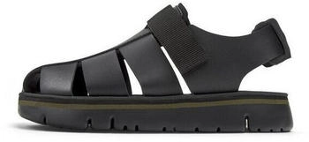 Camper Schwarze Ledersandalen K100285-008