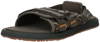 Quiksilver Sandale 'MONKEY CAGED' beige dunkelbraun dunkelgrün orange 17975607