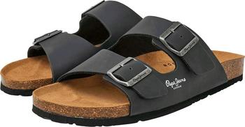 Pepe Jeans Doppelte Kansas Anatomische Sandalen schwarz PMS90108