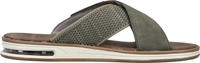 Rieker Pantolette, Sommerschuh, Strandschuh, Schlappen, Hausschuh mit Klettverschluss