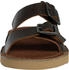 Clarks Solsbury Strap Schiebe-Sandalen Beeswax Leather