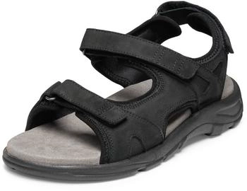 Vitaform Softnubuk Sandal schwarz