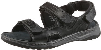 MUSTANG Trekking Sandal, Summer Shoe, Hook and Loop Shoe with Soft Insole schwarz