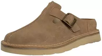 Clarks Solsbury Mule dark sand suede/beige