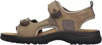 Rieker Sandal with Velcro Straps beige