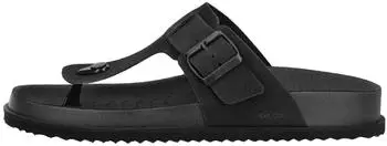 Geox Sandals Suede Toe Separator schwarz