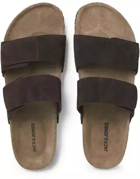 Jack & Jones Jfwmalta Suede Sandal dunkelbraun