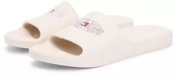 Tommy Hilfiger TJM Injected Sandal (EM0EM01700) beige newsprint