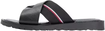 Tommy Hilfiger Core Lth Criss C Sandal schwarz
