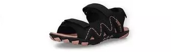 Dockers by Gerli Sandals Faux Leather schwarz/rosa