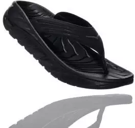 Hoka ORA Recovery flip Sandals black/dark gull gray