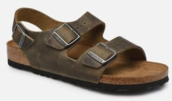 Birkenstock Milano Smooth Leather green