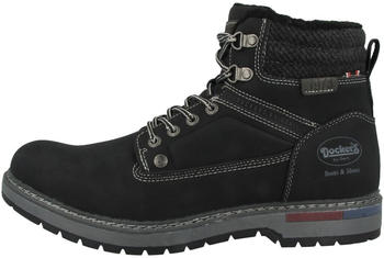 Dockers Lederimitat schwarz Warmfutter