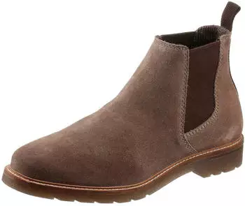 Bugatti Chelseaboots beidseitigem Stretcheinsatz braun