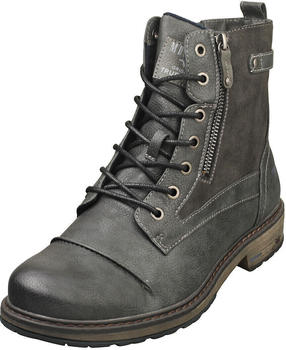 MUSTANG Side Zip Low Heel Graphite Ankle